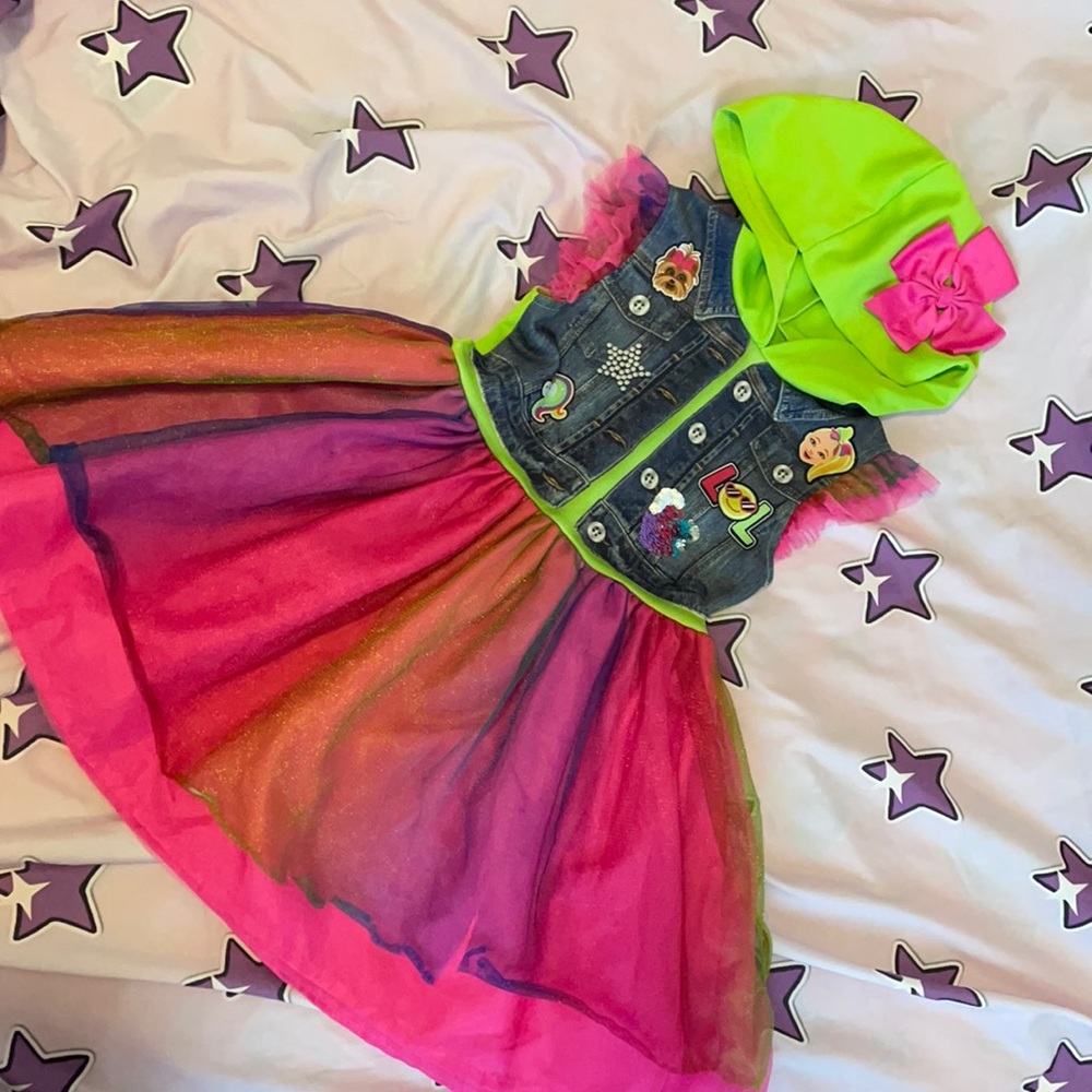 On Rockstar Day we were Jojo Sewa! Used twice, hooded dress.